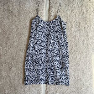 TIBI silk cheetah dress